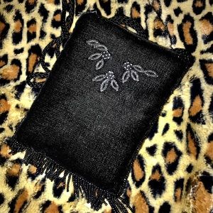 Small little velvet evening bag satchel. 
Prom cute!